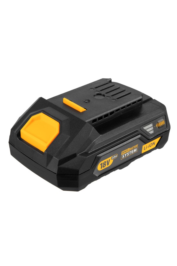 Дрель-шуруповерт аккумуляторная CDL-18-02BM, Li-Ion, 18 В, 2 аккумулятор Denzel