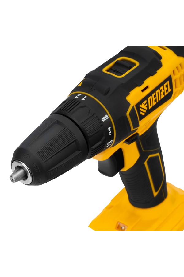 Дрель-шуруповерт аккумуляторная CDL-18-0, Li-Ion, 18 В Denzel