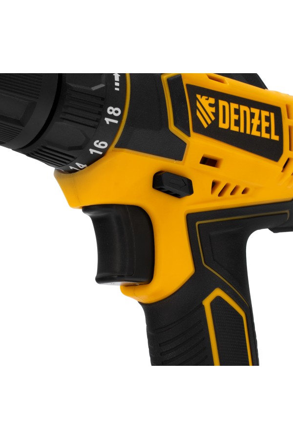 Дрель-шуруповерт аккумуляторная CDL-18-0, Li-Ion, 18 В Denzel