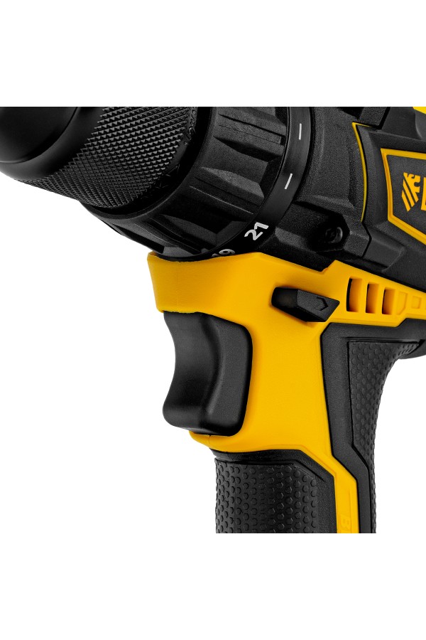 Дрель-шуруповерт аккумуляторная, бесщет. BLDL-IB-18-0, Li-Ion, 18 В Denzel