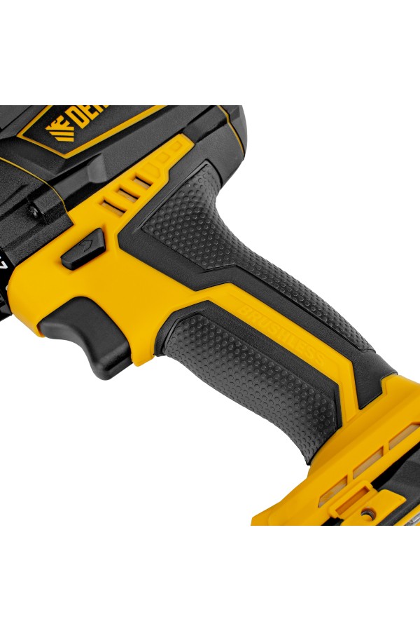 Дрель-шуруповерт аккумуляторная, бесщет. BLDL-IB-18-0, Li-Ion, 18 В Denzel