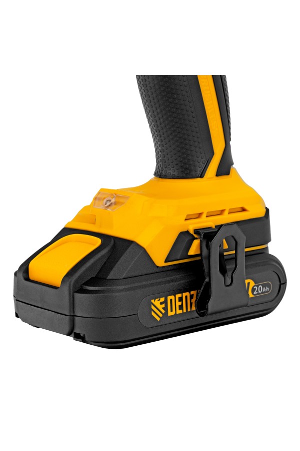 Дрель-шуруповерт аккумуляторная ударная бесщет CIDB-IB-18-02, Li-Ion, 18 В, 2 акк. Denzel