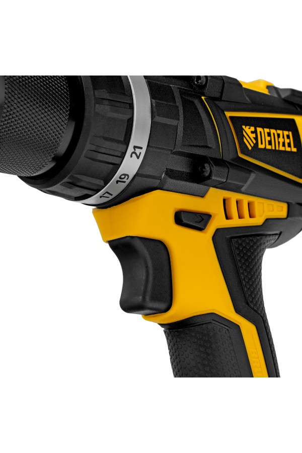 Дрель-шуруповерт аккумуляторная ударная бесщет CIDB-IB-18-02, Li-Ion, 18 В, 2 акк. Denzel