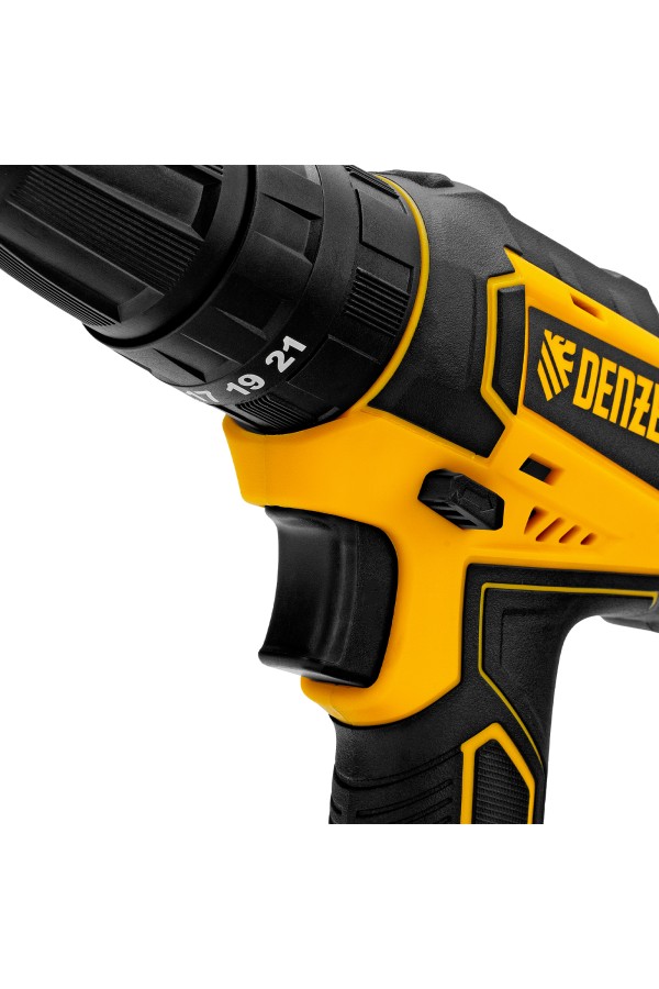 Дрель-шуруповерт аккумуляторная ударная CID-18-02BM, Li-Ion, 18 В, 2 акк. Denzel