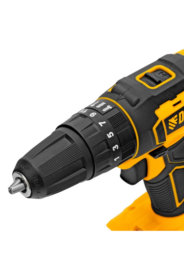 Дрель-шуруповерт аккумуляторная ударная CID-18-0, Li-Ion, 18 В Denzel