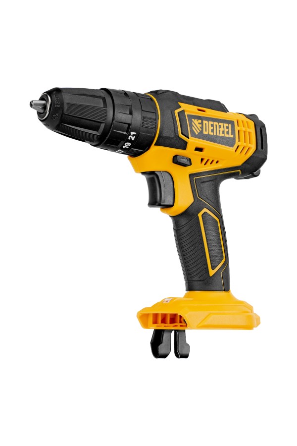 Дрель-шуруповерт аккумуляторная ударная CID-18-0, Li-Ion, 18 В Denzel
