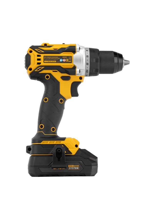 Дрель-шуруповерт аккумуляторная, бесщет. BLDL-18-02 Li-Ion, 18 В Denzel