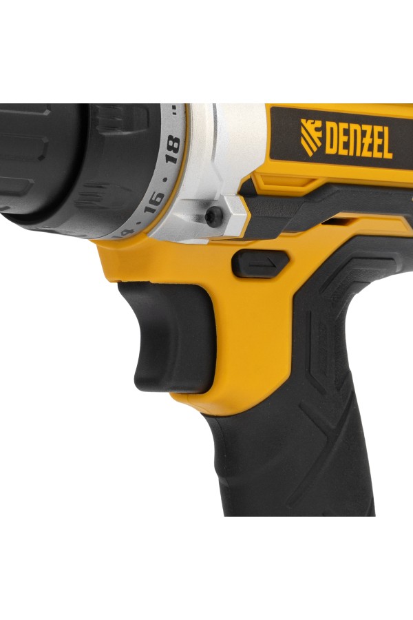 Дрель-шуруповерт аккумуляторная, бесщет. BLDL-18-0 Li-Ion, 18 В Denzel