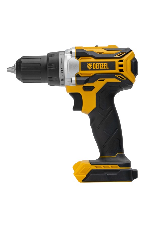 Дрель-шуруповерт аккумуляторная, бесщет. BLDL-18-0 Li-Ion, 18 В Denzel