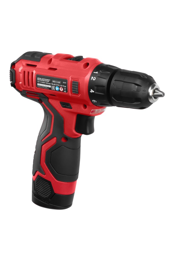 Дрель-шуруповерт аккумуляторная MCDL-12-02P, Li-Ion, 12 В, 2 акк. MTX