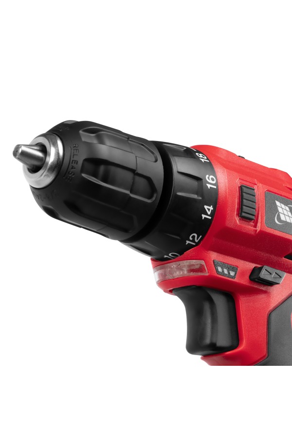 Дрель-шуруповерт аккумуляторная MCDL-12-02P, Li-Ion, 12 В, 2 акк. MTX