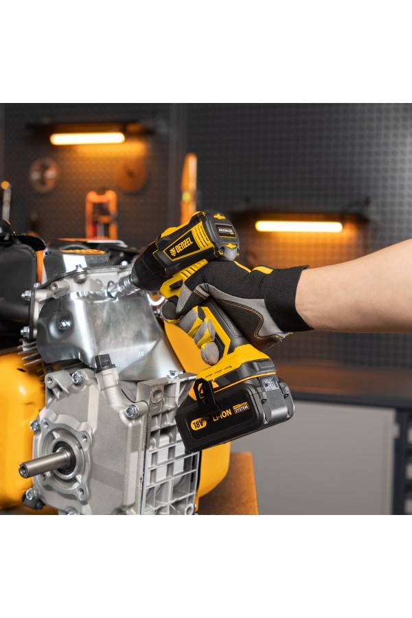 Гайковерт ударный аккумуляторный бесщет CIW-IB-300, Li-ion, 18В, 300Нм Denzel