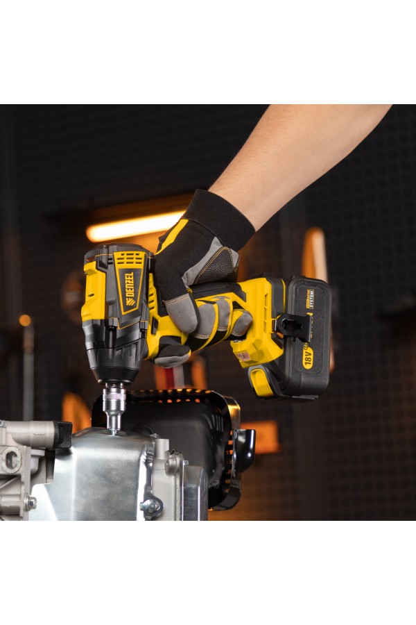 Гайковерт ударный аккумуляторный бесщет CIW-IB-300-0, Li-ion, 18В, 300Нм Denzel