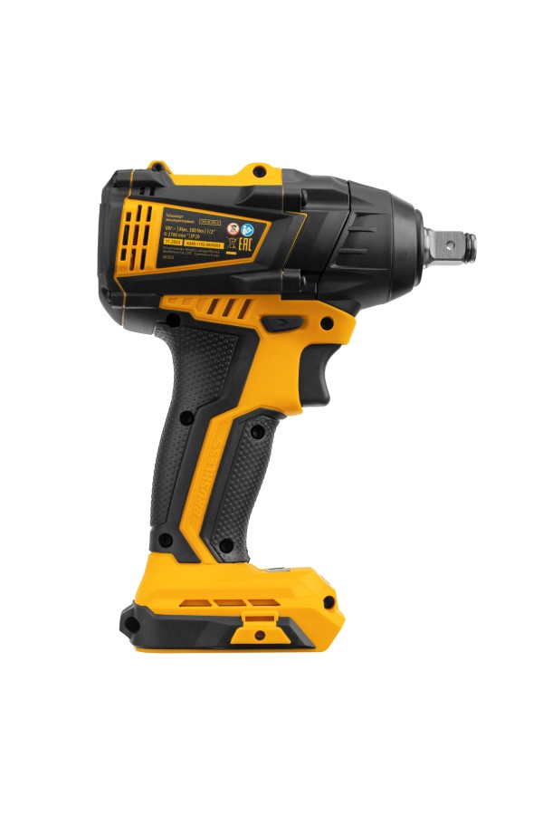 Гайковерт ударный аккумуляторный бесщет CIW-IB-300-0, Li-ion, 18В, 300Нм Denzel