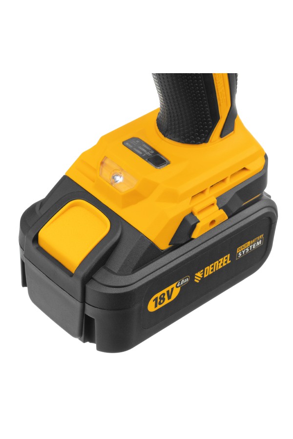 Винтоверт ударный аккумуляторный бесщет CID-IB-200 18В Li-Ion Denzel