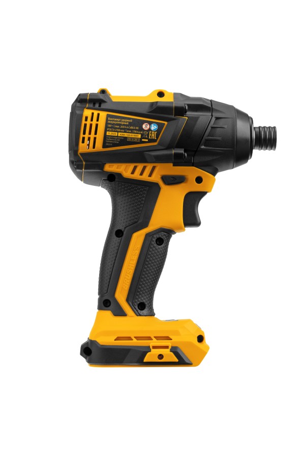 Винтоверт ударный аккумуляторный бесщет CID-IB-200-0, 18В Li-Ion Denzel