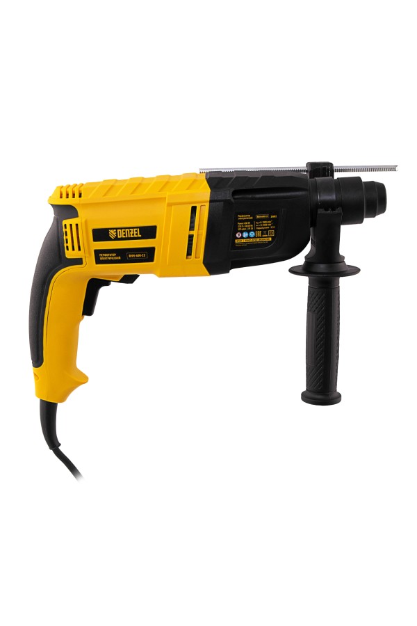 Перфоратор электрический RHH-600-22, SDS-plus, 600 Вт, 2,5 Дж, 2 реж. Denzel