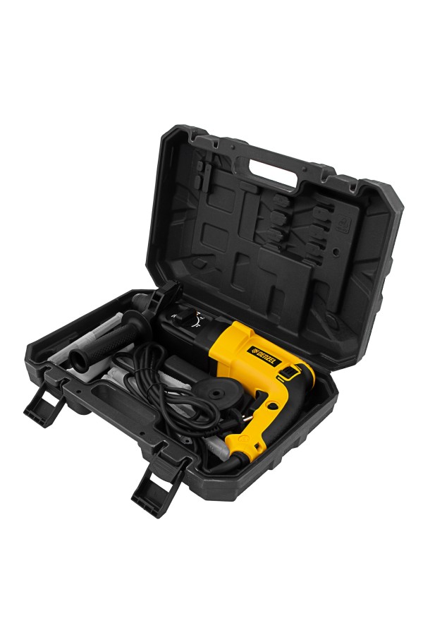 Перфоратор электрический RHH-800-26, SDS-plus, 800 Вт, 3 Дж, 3 плюс 1 реж. Denzel