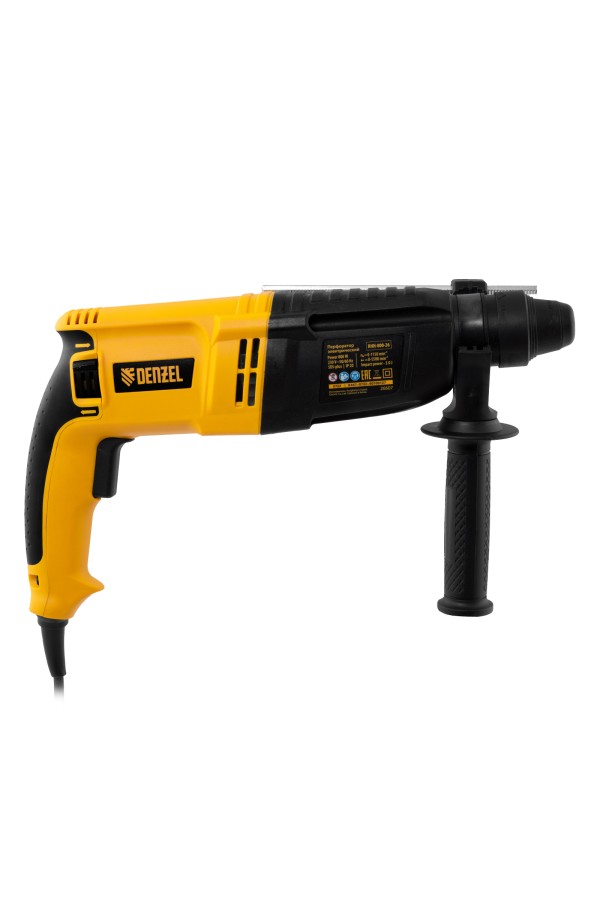 Перфоратор электрический RHH-800-26, SDS-plus, 800 Вт, 3 Дж, 3 плюс 1 реж. Denzel