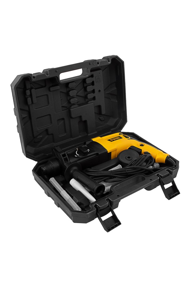 Перфоратор электрический RHH-800-26, SDS-plus, 800 Вт, 3 Дж, 3 плюс 1 реж. Denzel