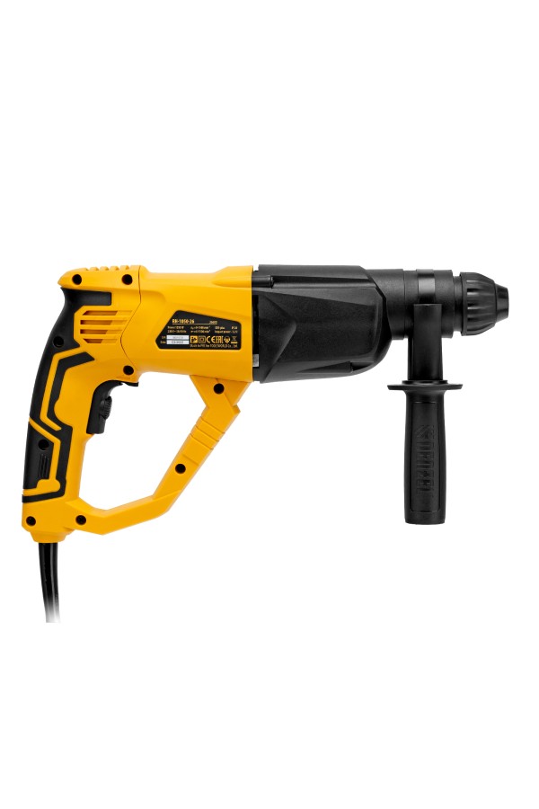 Перфоратор электрический RH-1050-26, SDS-plus, 1050 Вт, 3.2 Дж, 3 плюс 1 режим Denzel