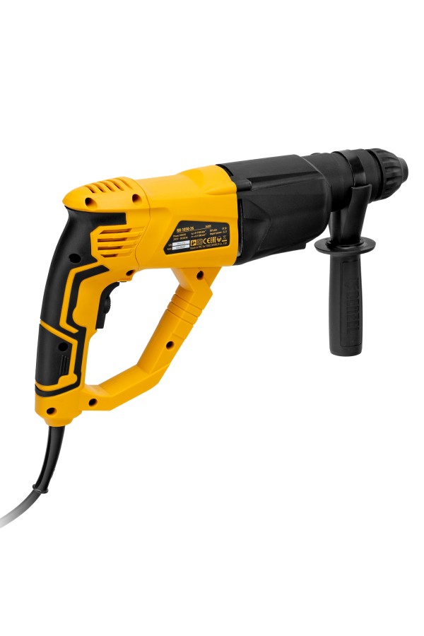 Перфоратор электрический RH-1050-26, SDS-plus, 1050 Вт, 3.2 Дж, 3 плюс 1 режим Denzel