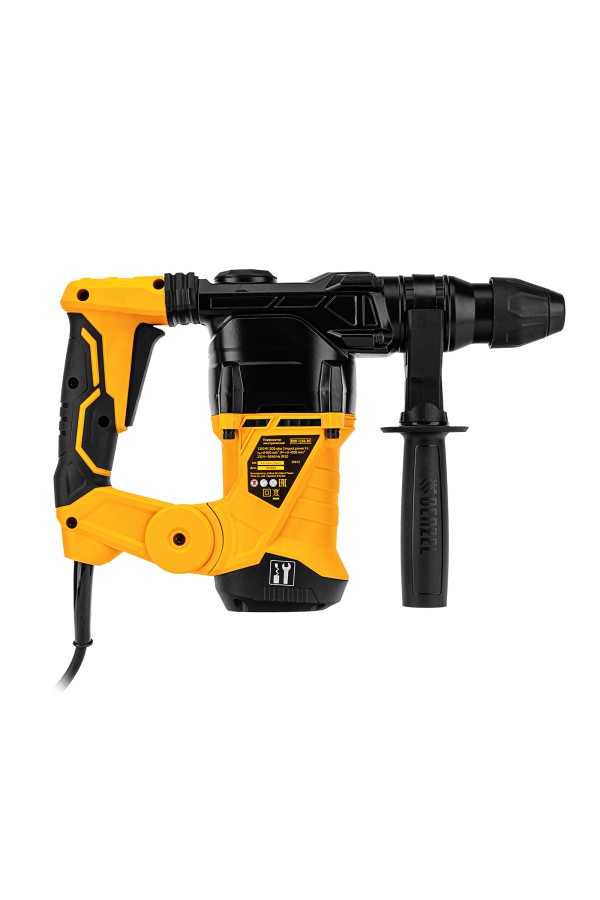 Перфоратор электрический RHV-1250-30, SDS-plus, 1250 Вт, 5 Дж, 3 плюс 1 режим Denzel