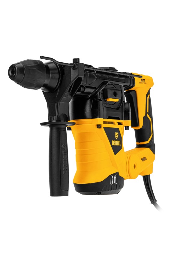 Перфоратор электрический RHV-1250-30, SDS-plus, 1250 Вт, 5 Дж, 3 плюс 1 режим Denzel