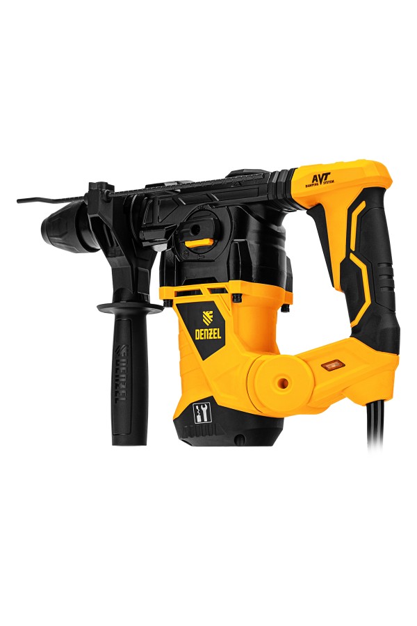 Перфоратор электрический RHV-1250-30, SDS-plus, 1250 Вт, 5 Дж, 3 плюс 1 режим Denzel