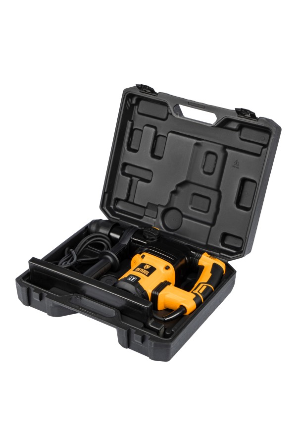 Перфоратор электрический RHV-1050-38-max, SDS-max, 1050 Вт, 10 Дж, 2 плюс 1 режим Denzel