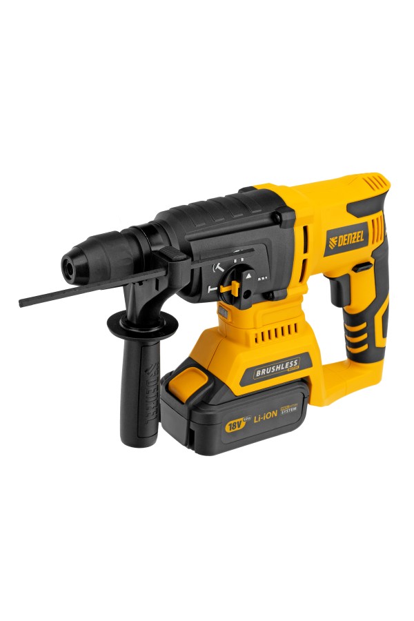 Перфоратор аккумуляторный BLRH-IB-26 Li-Ion, 18 В Denzel