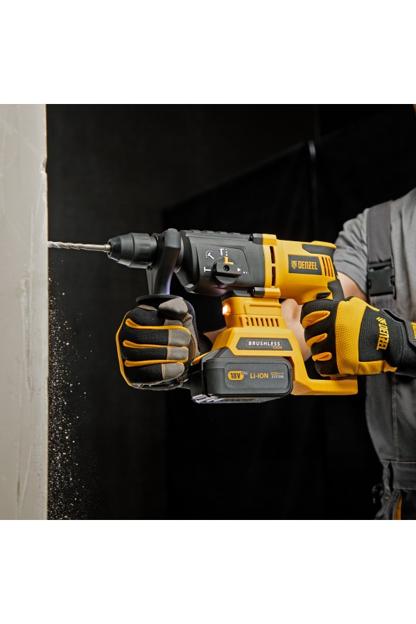 Перфоратор аккумуляторный BLRH-IB-26 Li-Ion, 18 В Denzel