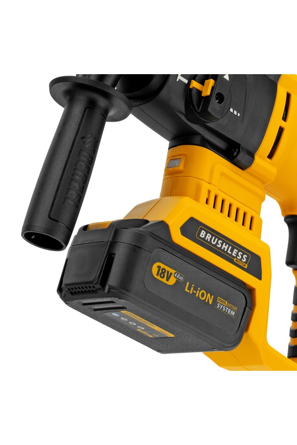 Перфоратор аккумуляторный BLRH-IB-26 Li-Ion, 18 В Denzel