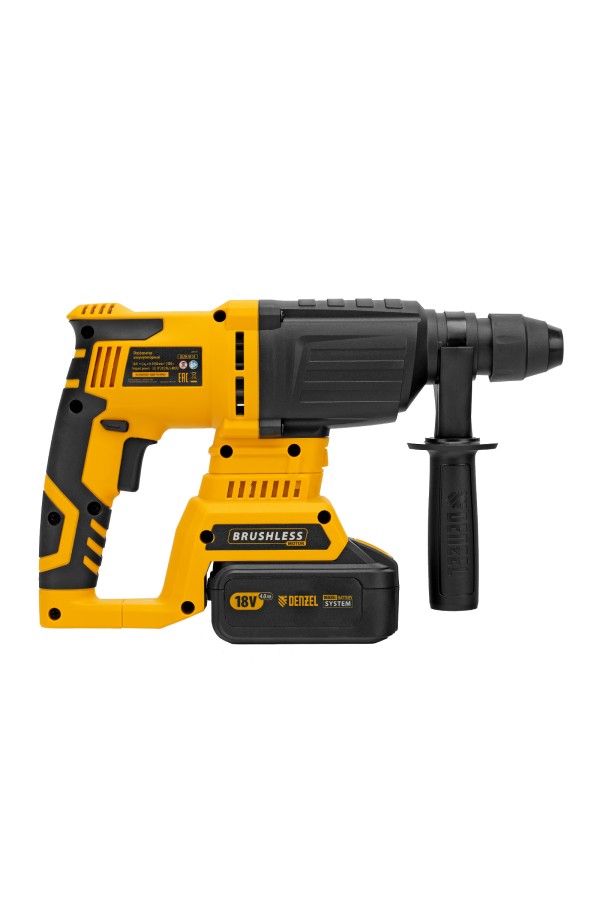 Перфоратор аккумуляторный BLRH-IB-26 Li-Ion, 18 В Denzel