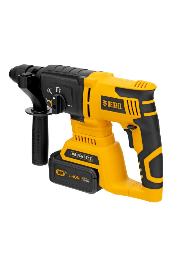 Перфоратор аккумуляторный BLRH-IB-26 Li-Ion, 18 В Denzel