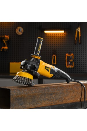 Машина шлифовальная угловая AG150-1500, 1500 Вт, 150 мм, 8500 об/мин Denzel