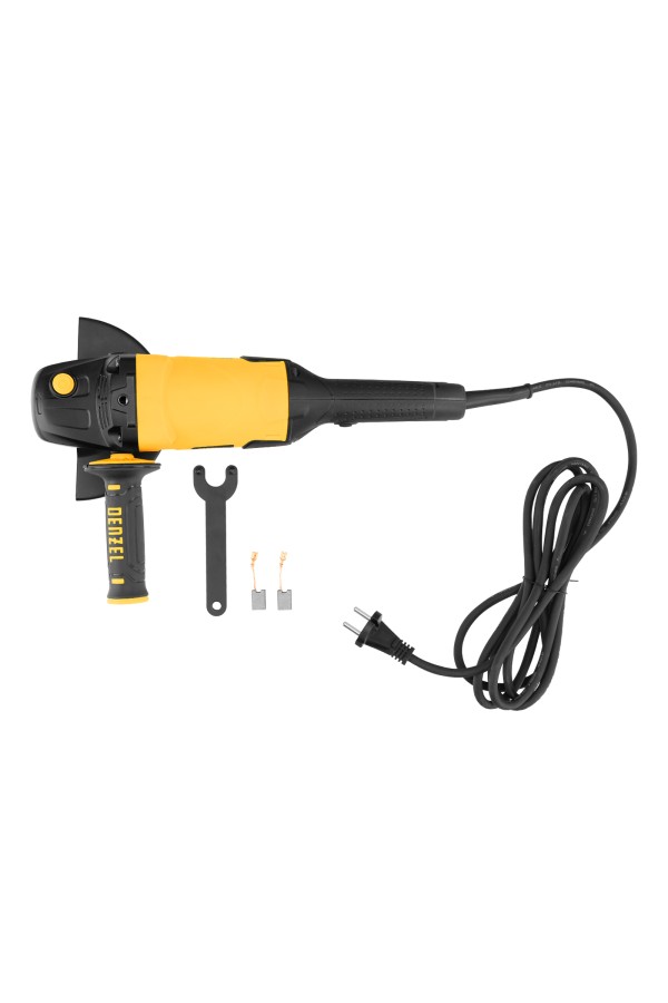 Машина шлифовальная угловая AG150-1500, 1500 Вт, 150 мм, 8500 об/мин Denzel