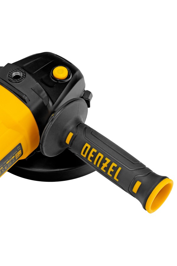 Машина шлифовальная угловая AG180-2000, 2000 Вт, 180 мм, 8500 об/мин Denzel