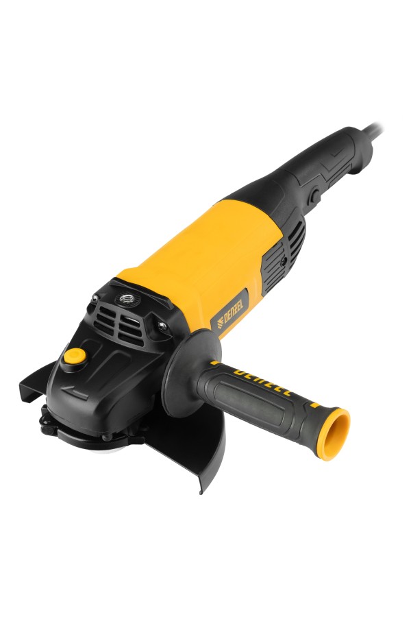 Машина шлифовальная угловая AG180-2000, 2000 Вт, 180 мм, 8500 об/мин Denzel