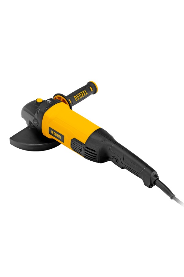 Машина шлифовальная угловая AG180-2000, 2000 Вт, 180 мм, 8500 об/мин Denzel