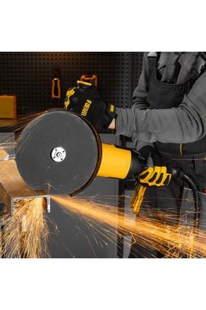 Машина шлифовальная угловая AG230-2400, 2400 Вт, 230 мм, 6000 об/мин Denzel