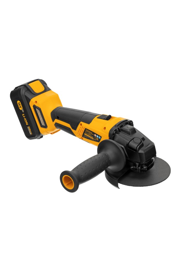 Машина углошлифовальная аккумуляторная бесщет. BLG-IB-18-125-4, Li-ion, 18 В Denzel