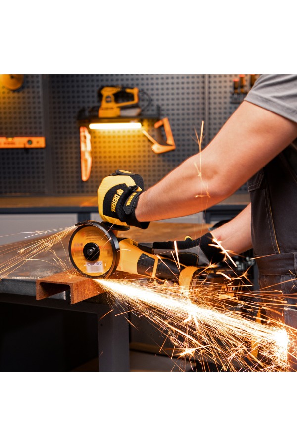 Машина углошлифовальная аккумуляторная бесщет. BLG-IB-18-125-4, Li-ion, 18 В Denzel