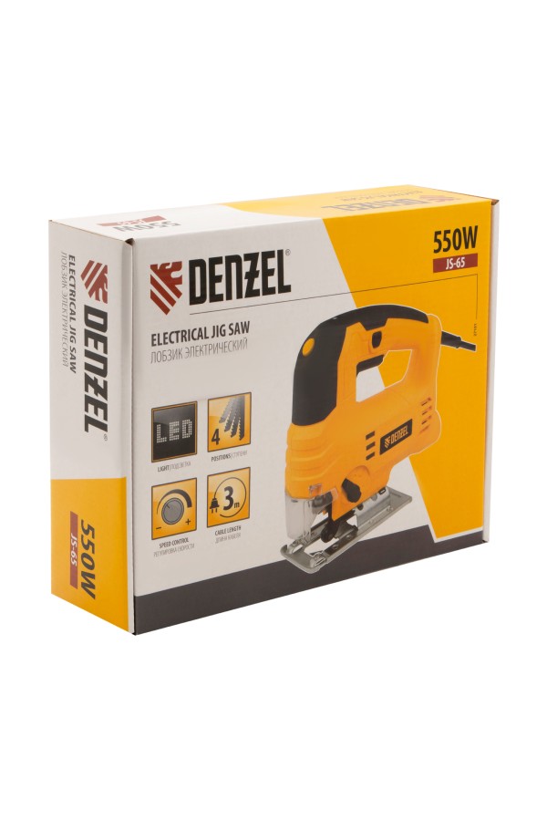 Лобзик электрический JS-65, 550 Вт, 65 мм Denzel