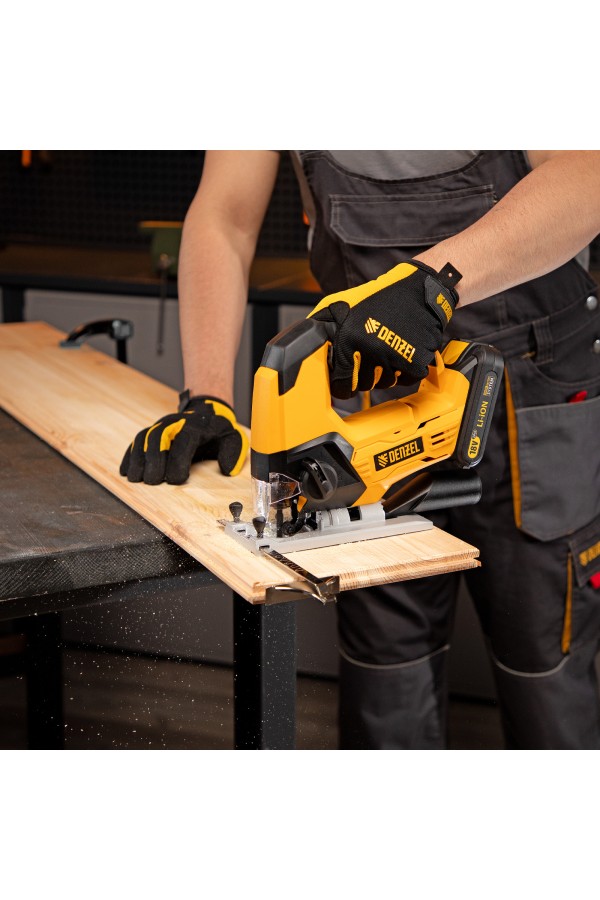 Лобзик аккумуляторный CJ-80-0, 18В Li-Ion Denzel