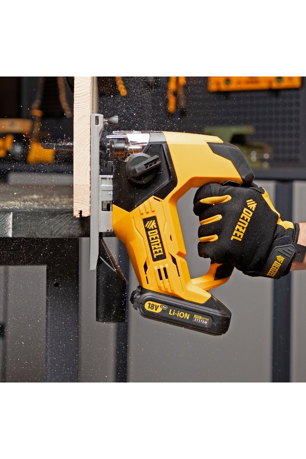 Лобзик аккумуляторный CJ-80-0, 18В Li-Ion Denzel