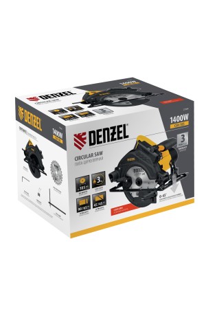 Пила циркулярная CSH-185, 1400 Вт, 185 мм Denzel