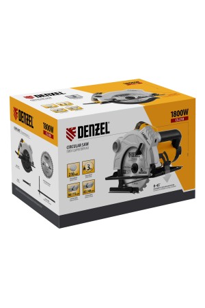 Пила циркулярная CS-210, 1800 Вт, 210 мм Denzel