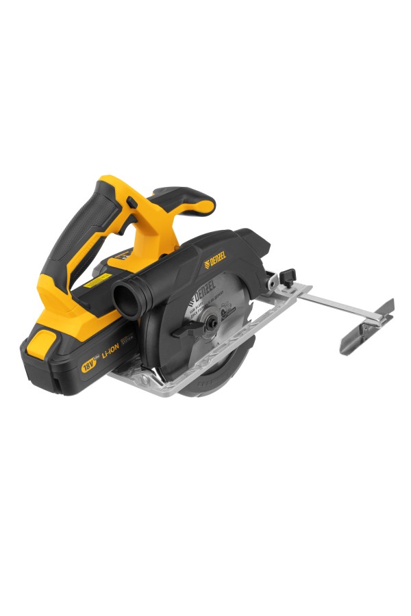 Пила циркулярная аккумуляторная бесщет. CCS-165, 18В Li-Ion Denzel