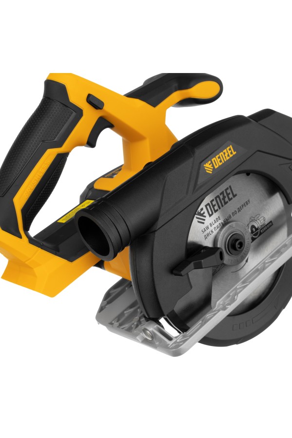 Пила циркулярная аккумуляторная бесщет. CCS-165-0, 18В Li-Ion Denzel